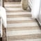 Nuloom Alisia Flatweave Striped Jute Area Rug 2ft 6in x 6ft TADR03A-2606 - alternate 1